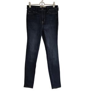 Women's Hollister "High Rise Super Skinny" Darkwash Denim Jeans | Size 26